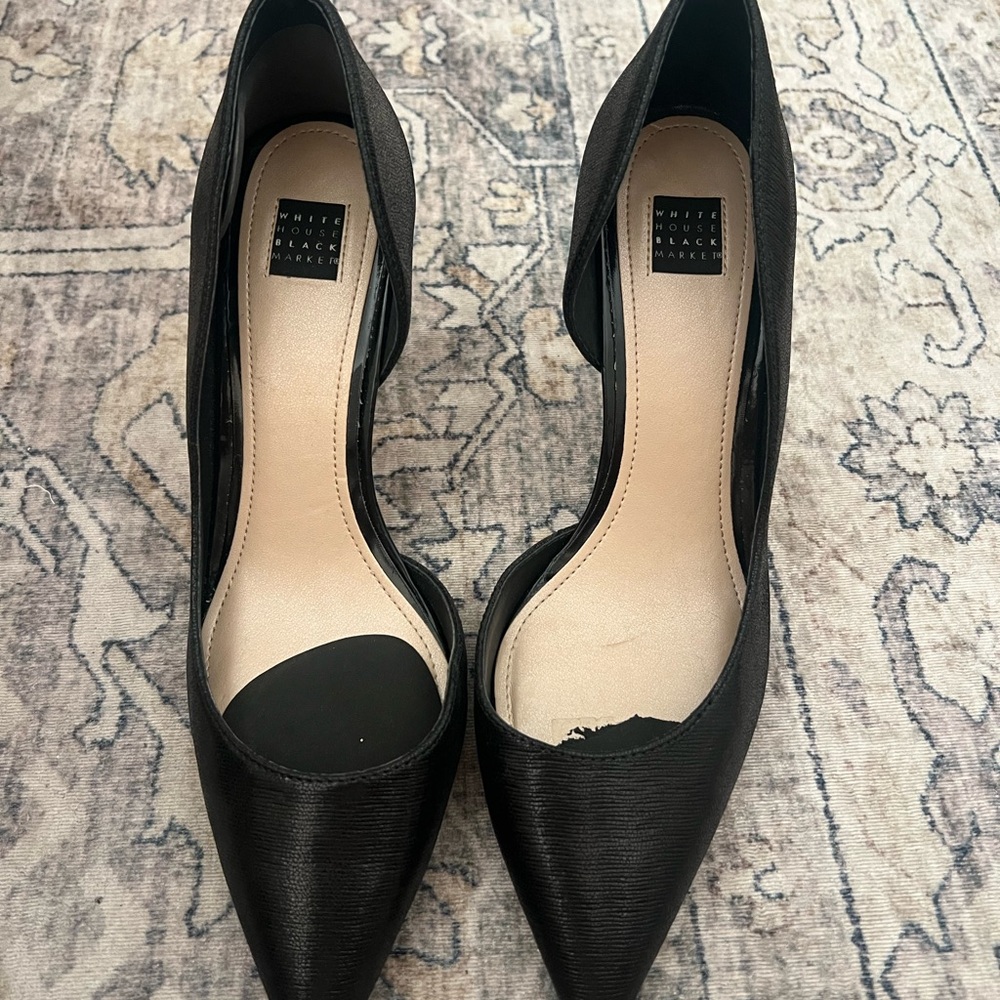 White House Black Market Classic Black Heels